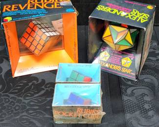 Retro Games, Rubik's Cube in Original Blister packs
