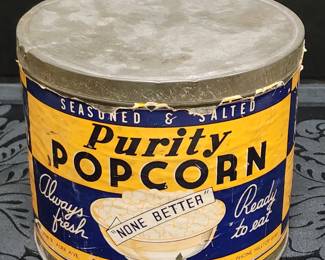 Purity Popcorn Tin 