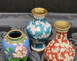 Cloisonné Vases 