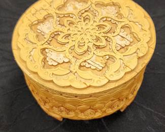 Russian Birch Bark Trinket Box