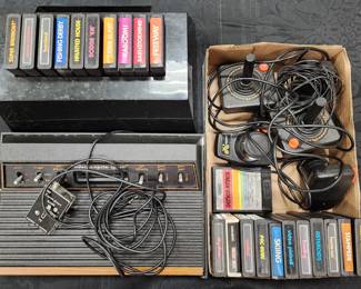 Atari Game and Cartridges