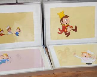 Cartoon Animation Cells, Rice Krispies, Snap, Crackle, Pop