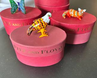 Fitz & Floyd glass figurine