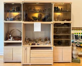 Entertainment Center (3 sections with lights)