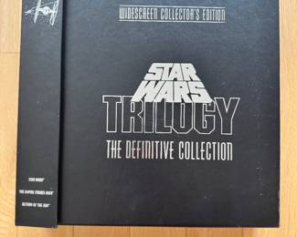 1993 Star Wars Trilogy Boxes Set Laser Disc Collection