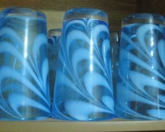 BLUE TUMBLERS