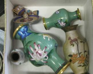 CLOISONNE VASES