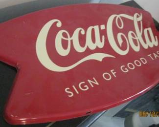 COKE METAL SIGN