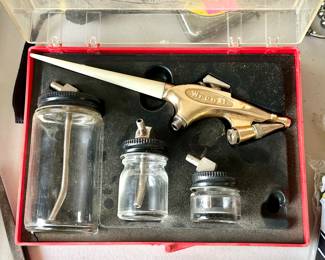 Vintage Binks Wren Air Brush Kit