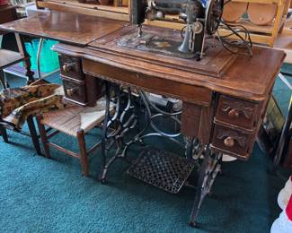 Treadle sewing machine