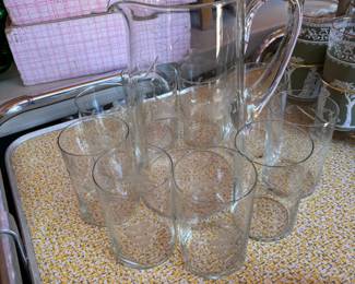 Lemonade pitcher set