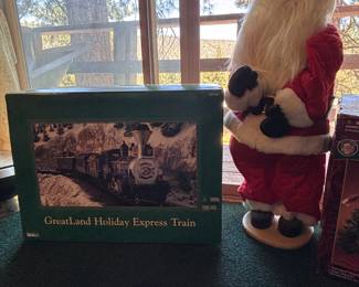 Holiday train & Santa