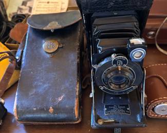 Eastman Kodak camera & case