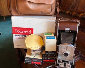 Polaroid land camera & accessories