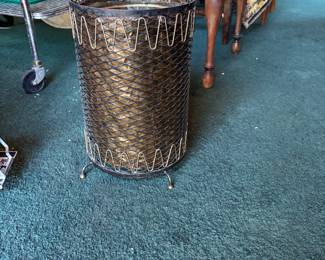 1950’s 60’s waste paper basket