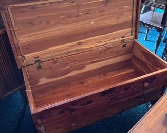 Cedar blanket chest