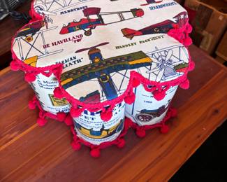 Foot stool craft from cans