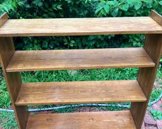 Solid wood shelf