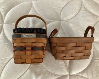 Longaberger 1993 inaugural basket, small Longaberger basket