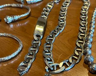 And an even more awesomeTHICK mens necklace in solid sterling.!