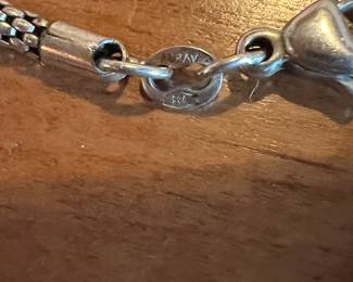 James Avery tube mesh necklace 