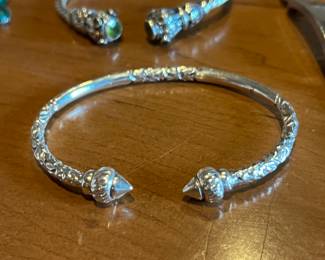 Solid sterling cuff with attitude!