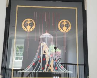 Erte Lithograph signed and numbered 