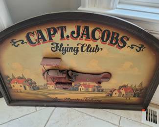 3D Aviation Wood Art 1980s