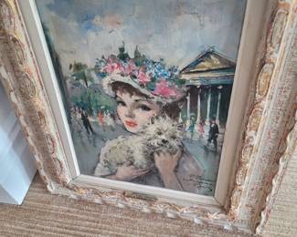 Vintage oil painting