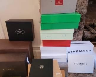 Tons of designer boxes
