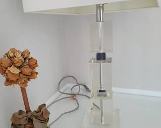 Vintage Acrylic Lamp