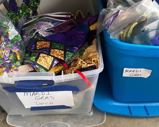 Mardi Gras decor 
