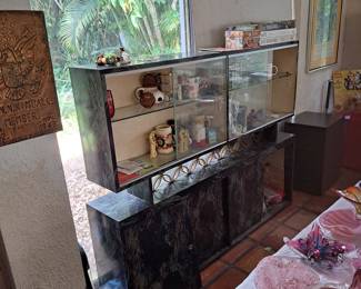 1950s midcentury modern room divider
