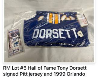 Hall of Fame signed jersey Tony Dorsett