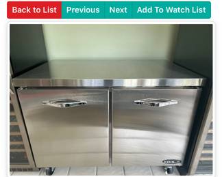 Commercial refrigerator cooler