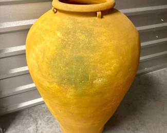 15 GiantRusticClayPotteryVesselNoDrainHole