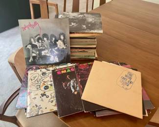 117 AssortedVinylRecordLotHendrixZeppelinBowieMore