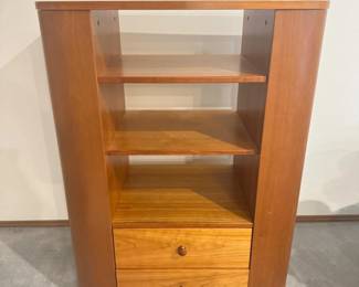 101 ModernStyleWoodStorageCabinetw3OpenShelves2Drawers