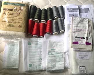 Various sewing items.