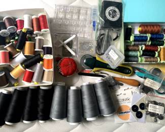 Various sewing supplies