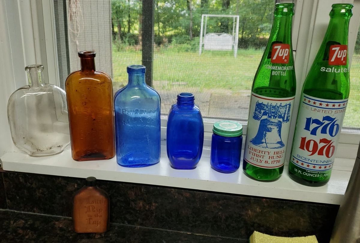 Antique medicine bottles we have a ton of them. Still unboxing them. 