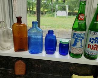 Antique medicine bottles we have a ton of them. Still unboxing them.