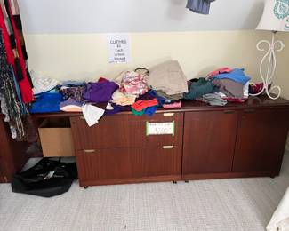 Bottom of large Vintage Credenza