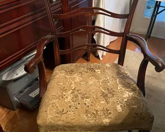 Antique Table w/6 chairs