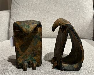 Heavy owl Bookends