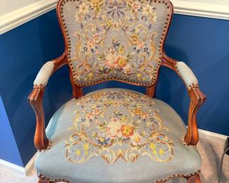 Antique Needle poing chair
