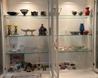 Collections: Elephants, Tea Cups including Paragon, Paperweights, Kosta Boda Animals