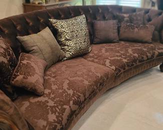 Beautiful curved sofa