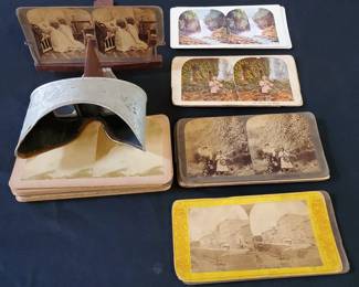 Stereoscopic viewer with slides
