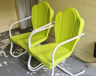 Great powder coated garden chairs